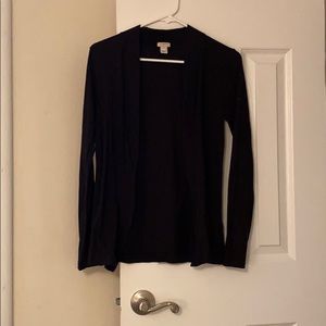 JCREW light weight black cardigan